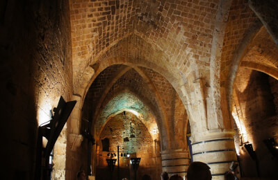 171. Akko. Halls of the Crusaders. Mearat Keshet