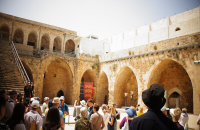 171. Akko. Halls of the Crusaders. Mearat Keshet