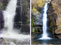 Vahagni and Astghik waterfalls